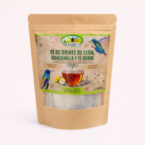 Té Diente de León, Manzanilla y Té verde